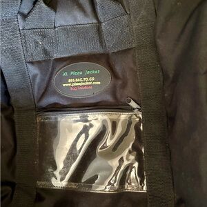 Black XL Pizza /Hot Food Delivery Bag